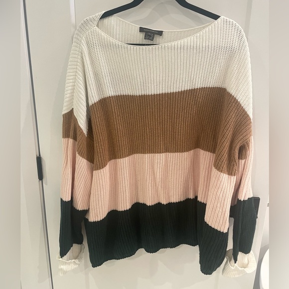 French Connection colour block sweater - Picture 1 of 3